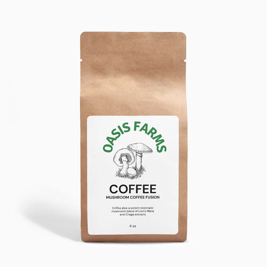 Mushroom Coffee Fusion - Lion’s Mane & Chaga 4oz